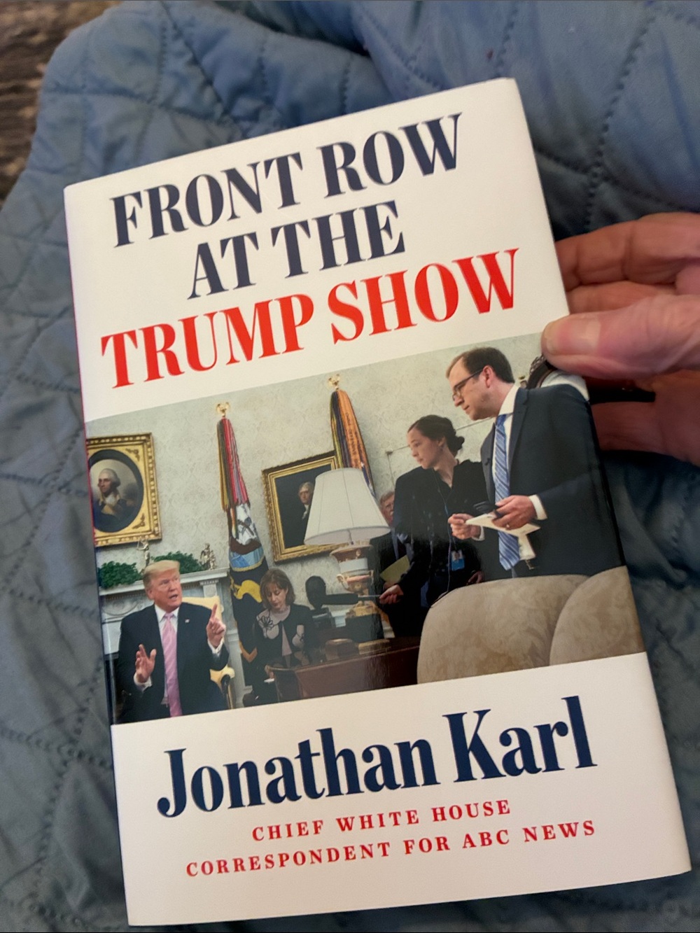"Front Row at the Trump Show" - White Cover